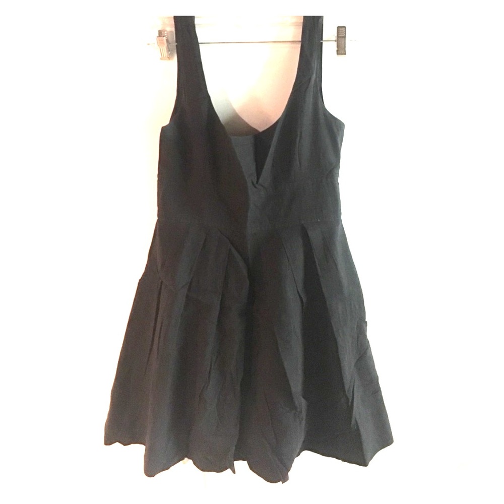 Black aqua dress